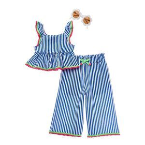 Freestyle Girls  3Pc Cherry Cute Crinkle Woven Capri Set